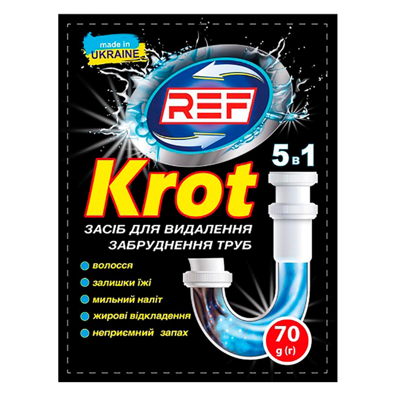 Засіб для видалення забруднення труб гранульований REF, 70 г